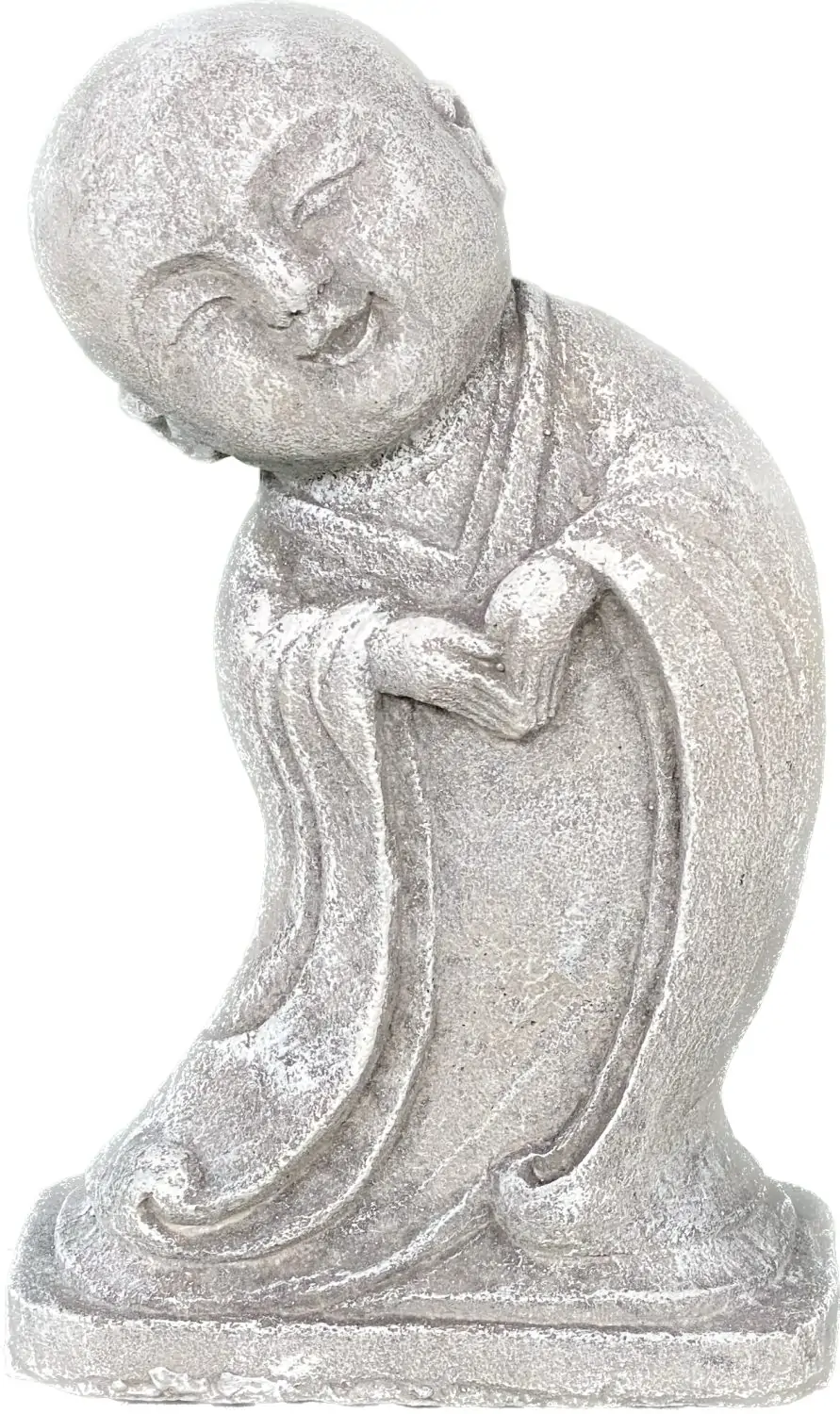 Artikelbild 3 des Artikels “Ming - Mönch, stehend, seitlich gebeugt, 25 cm H | Steinguss “